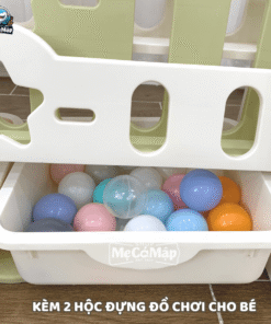 Giá sách cho bé 5 tầng gấu GS1 29 smcm gia sach kem hoc hinh gau 8