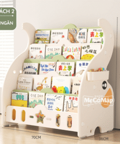 Giá sách nhiều tầng Pakey có thể tạo ra một không gian đọc sách riêng tư cho bé.