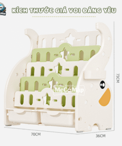 Thiết kế này không chỉ mang đến tính thẩm mỹ cao mà còn kích thích sự sáng tạo và trí tưởng tượng của trẻ.