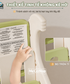 Hình vẽ tỉ mỉ và đáng yêu, tạo nên không gian thân thiện và thúc đẩy khả năng hội hoạ ở trẻ