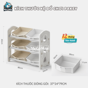 Kệ đồ chơi Moon House 28 Kệ để đồ Pakey Moon House được làm từ nhựa PE, ABS cao cấp, có chứng nhận an toàn với sức khỏe của trẻ nhỏ