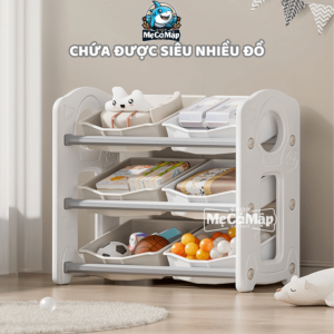 Kệ đồ chơi Moon House 22 Sản phẩm hỗ trợ rèn luyện tính kỷ luật, gọn gàng của trẻ ngay từ khi còn nhỏ, giúp các bé nhận thức được và phân loại đồ đạc một cách khoa học