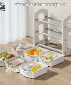 Giá kệ đa năng Moon House với nhiều tầng - hộc có thể sử dụng để lưu trữ nhiều loại đồ đạc khác nhau