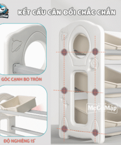 Các hộc có độ nghiêng vừa phải giúp việc quan sát và lấy đồ trở nên thuận tiện