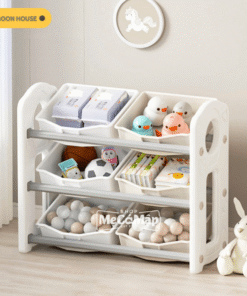 Thiết kế rãnh nghiêng, chống trượt giúp các hộc được bố trí ổn định, không trơn trượt hay rung lắc