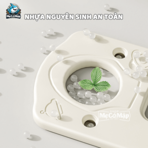 Kệ đồ chơi Moon House 27 Chất liệu cứng cáp, dày dặn tăng khả năng chịu lực và gia cố ngay cả khi bé bám vào hay xô, đẩy.