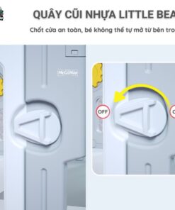 quay cui nhua thao lap little bear 17