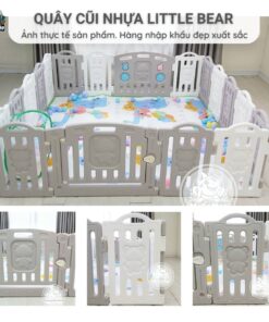 quay cui nhua thao lap little bear 5