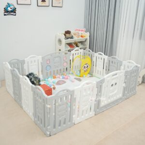 Quây cũi nhựa Little Bear 44 quay cui nhua thao lap little bear 7