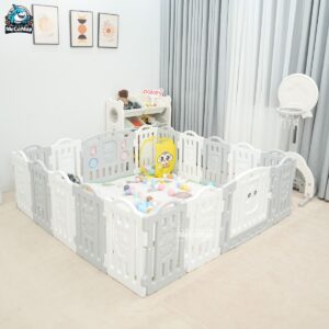 Quây cũi nhựa Little Bear 45 quay cui nhua thao lap little bear 8