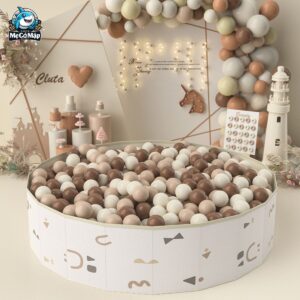 Bể bóng vải cho bé hình tròn 50 be bong vai cho be 12