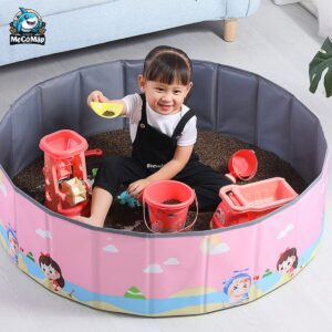 Bể bóng vải cho bé hình tròn 49 be bong vai cho be 13