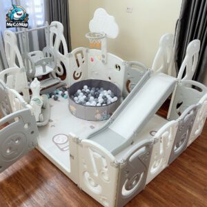 Bể bóng vải cho bé hình tròn 52 be bong vai cho be 17