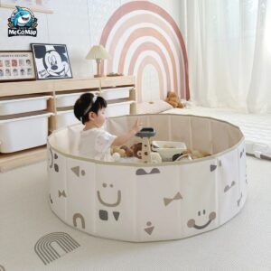 Bể bóng vải cho bé hình tròn 45 be bong vai cho be 18