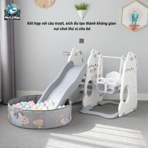 Bể bóng vải cho bé hình tròn 44 be bong vai cho be 21