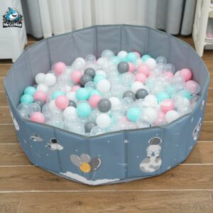 Bể bóng vải cho bé hình tròn 56 be bong vai cho be 26