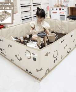 Bể bóng Pakey hình chữ nhật được làm từ vải Oxford cao cấp có cấu tạo từ 3 lớp dày dặn