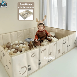 Phản hồi từ ba mẹ về set bể bóng vải cho bé mẫu mới