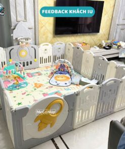 Quây cũi nhựa gấp gọn Pakey Vũ Trụ 39 quay gap gon vu tru 11