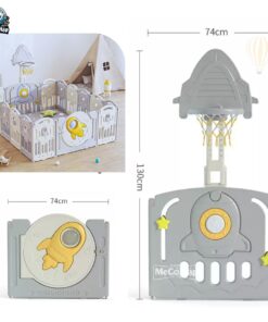 Quây cũi nhựa gấp gọn Pakey Vũ Trụ 32 quay gap gon vu tru 6