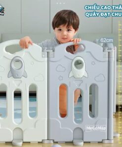 Quây cũi nhựa gấp gọn Pakey Vũ Trụ 30 quay gap gon vu tru 7