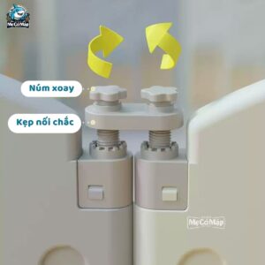 Quây cũi nhựa gấp gọn Pakey Vũ Trụ 29 quay gap gon vu tru 8