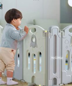 Quây cũi nhựa gấp gọn Pakey Vũ Trụ 31 quay gap gon vu tru 9