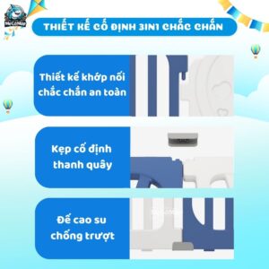 Quây cũi nhựa cao cấp Bambi kids 64 quay cui nhua bambi kids 9
