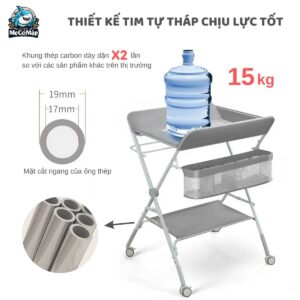 Bàn thay tã cho bé Lampa 40 ban thay ta lampa 4