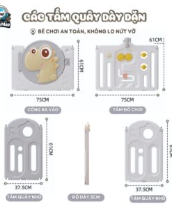 quay cui nhua gap gon khung long 11