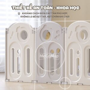 Quây cũi gấp gọn Pakey khủng long 77 quay cui nhua gap gon khung long 14