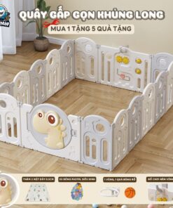 quay cui nhua gap gon khung long 16