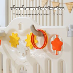 Quây cũi gấp gọn Pakey khủng long 75 quay cui nhua gap gon khung long 19