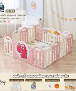 quay cui nhua gap gon khung long 22