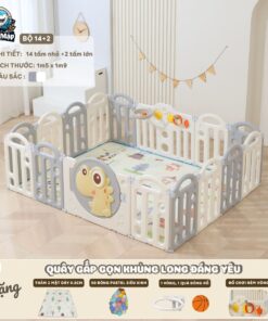 quay cui nhua gap gon khung long 28