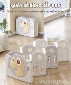 quay cui nhua gap gon khung long 9