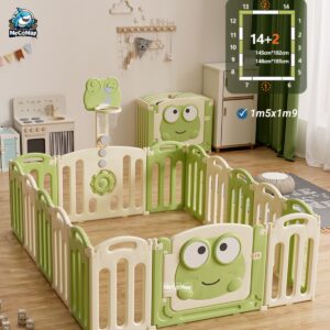 Quây cũi gấp gọn Pakey Ếch xanh 48 Quây cũi nhựa cho bé gấp gọn Pakey ếch xanh