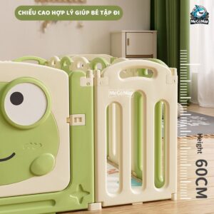 Quây cũi gấp gọn Pakey Ếch xanh 35 quay ech xanh 15