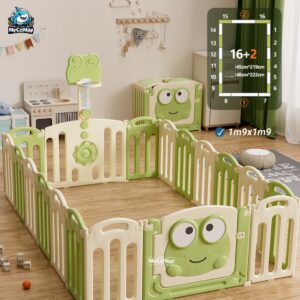 Quây cũi gấp gọn Pakey Ếch xanh 49 Quây cũi nhựa cho bé gấp gọn Pakey ếch xanh