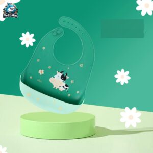 Yếm ăn dặm cho bé silicon có máng 73 Yem an dam silicone 22