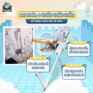 Ghế ăn dặm cho bé Pakey HA013 52 ghe an dam HA013 10