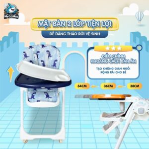 Ghế ăn dặm cho bé Pakey HA013 51 ghe an dam HA013 11