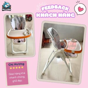 Ghế ăn dặm cho bé Pakey HA013 56 Feedback chân thực và chất lượng từ khách hàng