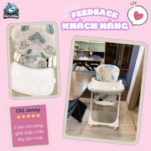 Ghế ăn dặm cho bé Pakey HA013 55 Feedback chân thực và chất lượng từ khách hàng