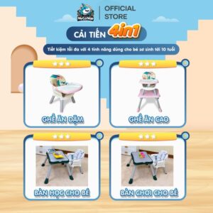 Ghế ăn dặm cho bé Pakey HA037 39 ghe an dam HA037 1