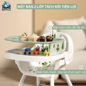 Ghế ăn dặm cho bé Pakey HA08 60 ghe an dam HA08 14