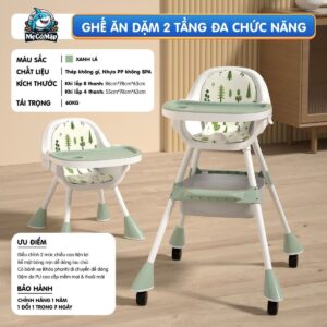Ghế ăn dặm cho bé Pakey HA08 46 ghe an dam HA08 24