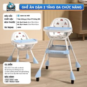 Ghế ăn dặm cho bé Pakey HA08 47 ghe an dam HA08 26