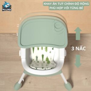 Ghế ăn dặm cho bé Pakey HA08 63 ghe an dam HA08 5