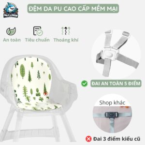 Ghế ăn dặm cho bé Pakey HA08 66 ghe an dam HA08 8